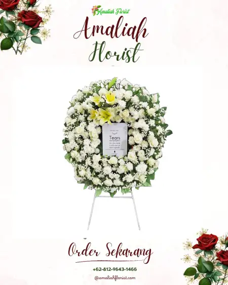 Krans Bunga Duka batu wisata